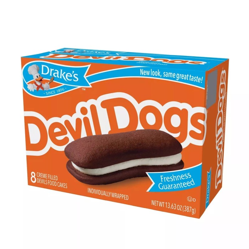 Drake's Devil Dogs, 10 Boxes of Creme-Filled Devils Food Chocolate