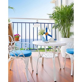 Nova Scotia Miniature Desk Flag Set,8x5 Inch Nova Scotian Small Flag With 12 Inch Bright Silver Flagpole, Deluxe Decorations For House Office Meeting Table