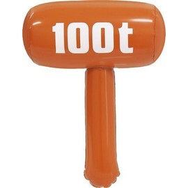 100t Air Hammer 3 Types Hand Held Toy, 1 Single Item, Party (Wood, Japan)