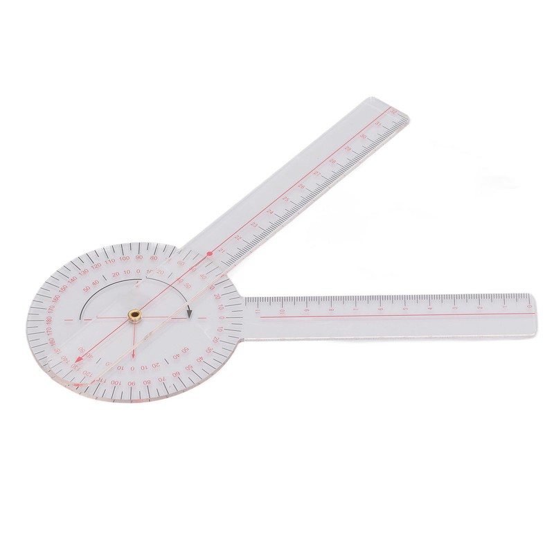 Orthopaedic Use Goniometer 360° Physical Therapy Angle Protractor Ruler for