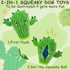 MAOOOOB No Stuffing 3 Pack Squeaky Dog Toys- 2 in