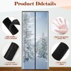 SmoothNovelty Clear Magnetic Thermal Insulated Door Curtain Transparent Magnet Patio