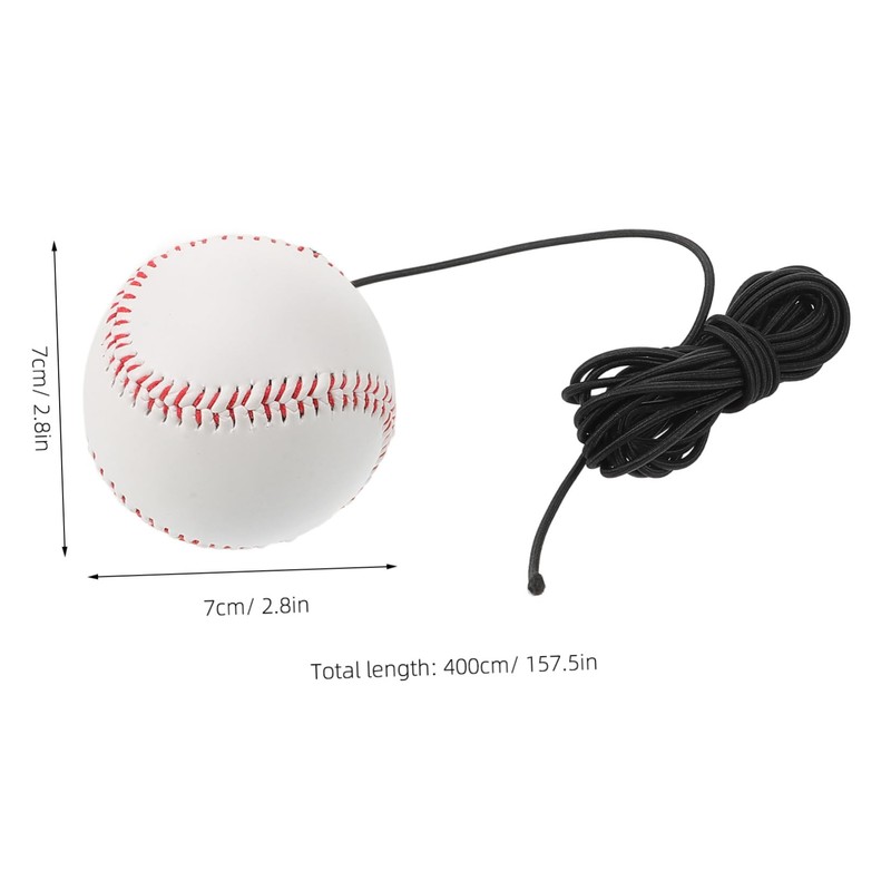 WOONEKY Baseball Training Equipment Durable Batting Practice Tool with Elastic