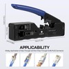 Network Tool Set with 50 x RJ45 Connector Cat7/Cat6a Pass