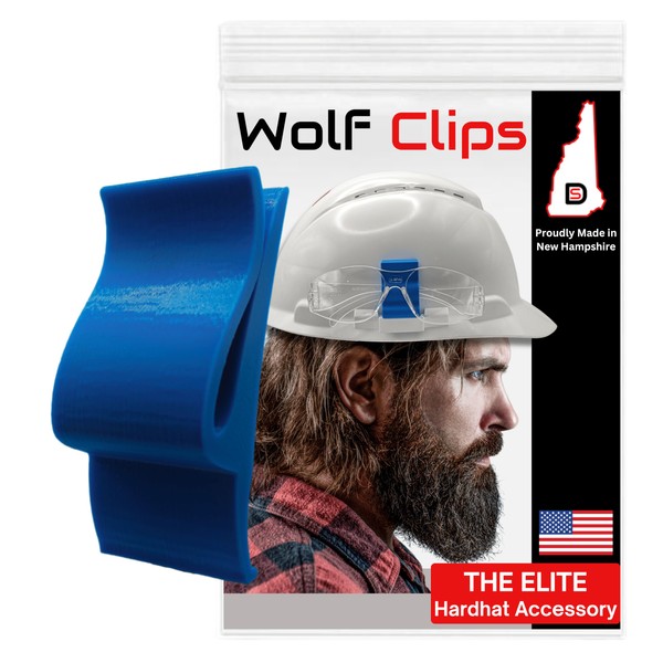 Generic Hard Hat Clip Collection - Safety Glasses - Blue