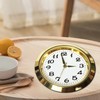 Colcolo Round Clock Insert Clock Face with Arabic Numerals Fit