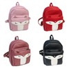 ZZPLN Cute Fox Backpack Mini PU Leather Bag Small Daypacks