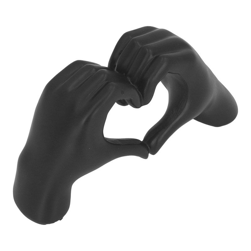 Hand Sculpture Ornament, Resin Heart Hands Sculpture for Coffee Table