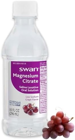 Deal Dave- Card  Swan Solución Oral de Citrato de Magnesio 10 oz, Sabor a Uva