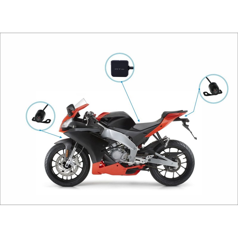 Sykik Rider RW1 Fully Water Resistance Camera System for Motorcycles.