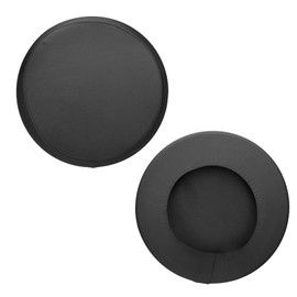 sourcing map Round Bar Stool Covers, 2 Pack Round Seat Cover Dia.11-14", High Stretchy Circle Stool Cover for Chairs Stool Slipcovers, Black