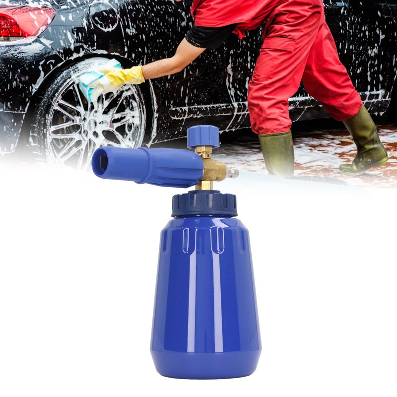 1L 4000psi Foam Generator Adjustable High Pressure Sprayer Washer Can