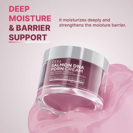 The Ceel Salmon DNA PDRN Face Cream 50ml | Anti-Ageing Wrinkle Moisturiser with Niacinamide, Vitamin C, Peptides & Hyaluronic Acid | Hydrating & Brightening Daily Facial Moisturising Cream