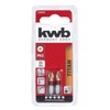 kwb 2 x 25mm PH2 Titanium Nitride Bits with Torsion