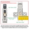 Cabinet Hinge Damper(Pack of 5),Straight Arm Full Overlay Hinge for