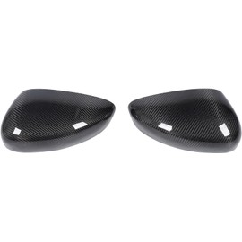 GOTOTOP Tapa de Cubierta de Espejo de Fibra de Carbono, Embellecedor de Espejo Lateral Protector Ligero de Alta Resistencia, 2 uds.