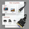 USB-C to Serial Adapter, 6FT RS232 DB9 Female Converter Cable,