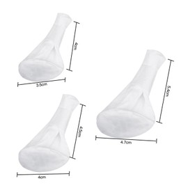 HIXNUG 8 Pieces Disposable Dog Shoes Dog Paw Protector Disposable Pet Boots Paw Protection Covers Pet Socks for Indoor Wear (M)