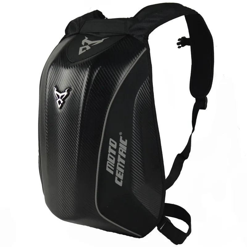 Motocentric hard shell Motorcycle Backpack - Color Name: Red