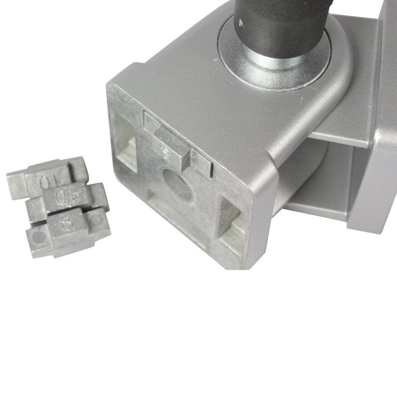 Joint 40 x 40 with clamping lever, nut / 8/10