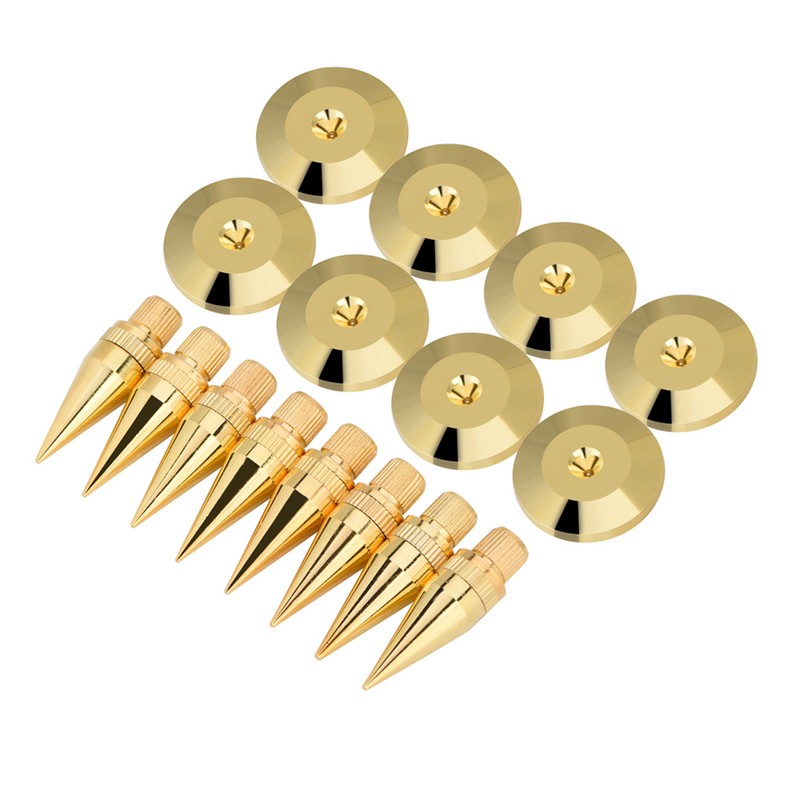 8 Pairs 6 x 36MM Copper Speaker Spike Isolation Stand
