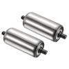 PATIKIL Conveyor Roller 2" Diameter 4" Length, 2 Pack Stainless