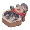 Luminous Christmas Ornament LED Light Emitting Wooden Christmas Decorations Ornaments