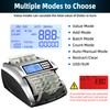 PONNOR Money Counter Machine with Value Bill Count, Cash Counter