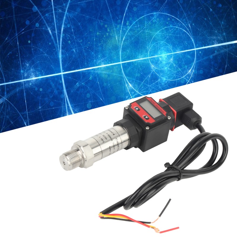 Pressure Sensor Aluminum Alloy Air Water Sender Digital Display LCD