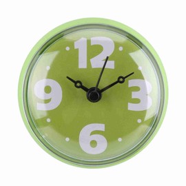 03 Bathroom Clocks Wall Bathroom Clock, Outdoor Waterproof Clock Waterproof Clock Shower Clock, for Kitchen for Bathroom(green)