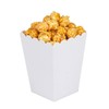 White Popcorn Boxes Mini Paper Popcorn Containers for Party,24 PCS