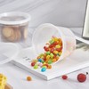 Jaluxing 16 oz. Plastic Deli Containers With Lids, 48 Sets