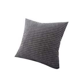 45x45 Plain Solid Colour Cushion Cover Decorative Pillow Case Home, Hidden Zipper Design, Handmade Quality
