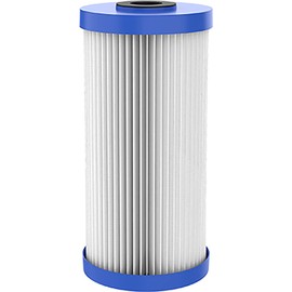 Pentair OMNIFilter RS6 Sediment Water Filter, 10-Inch, Whole House Heavy Duty Big Blue Pleated Replacement Cartridge, 10" x 4.5"