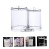 Ciieeo Multifunctional Cotton Pad and Swab Storage Box Lid Organizer