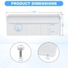 WP67005140 Refrigerator Freezer Door Handle Compatible with Whirlpool, Kenmore, Amana