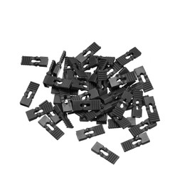 uxcell 50pcs 2.54mm Pin Header Jumper Cap Lengthened Short Circuit Connection Cap Mini Micro Jumper Bridge Plug Black