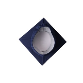 GradClassical Gorra de graduación unisex para adultos, mate, con borla 2021, para escuela secundaria y licenciatura, Azul marino, Talla única