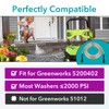 30FT Pressure Washer Hose Compatible with Greenworks Model 5200402