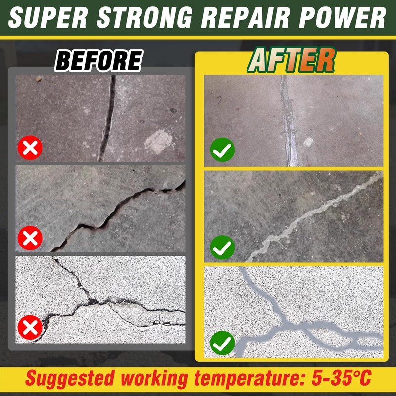 Concrete Crack Filler, Cement Crack Filler, High Elasticity Self Leveling