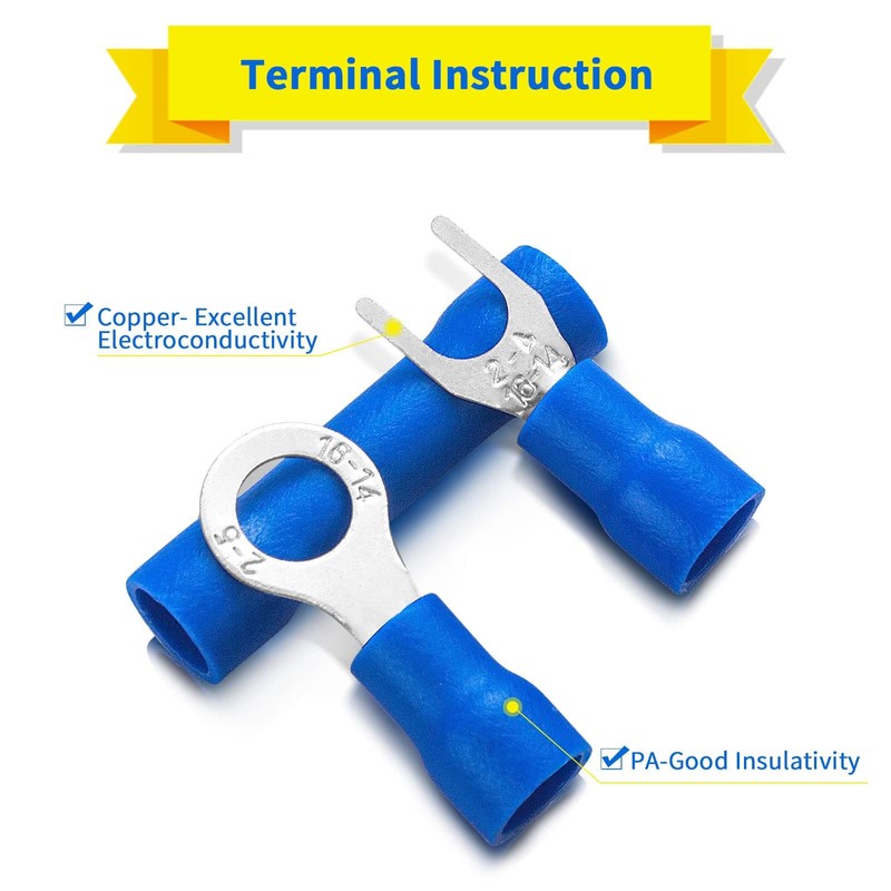 1200PCS Electrical Connector Kit-Sopoby Automotive Insulated CrimpTerminals Connectors for Wiring