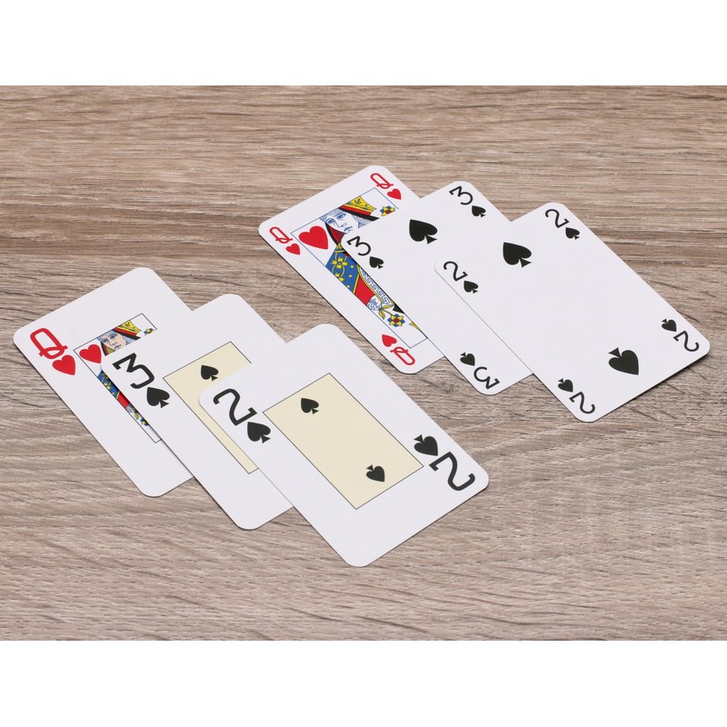Entertaining with Caspari Double Deck of Bridge Playing Cards, Jumbo