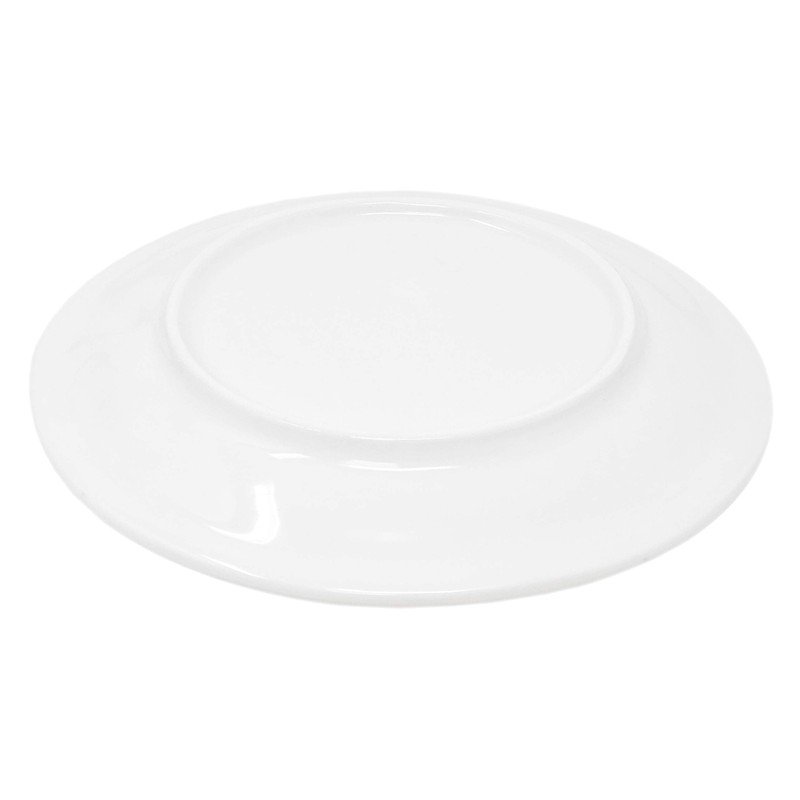 Lashuma Handmade Round Italian Ceramic Breakfast Plate Olive Design Dinner