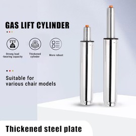 Uadme Gas Lift for Office Chair, 6.5 Inch Gas Lift Office Chair, Replacement Gas Piston Adjustable for Office Chair, Rolling Stool, Drawing Stool, 270 mm - 390 mm Total Length, Load Capacity 450 lbs