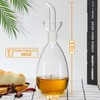 Affogato Glass Oil Bottle with Spout, Olive Oil Dispenser Vinegar