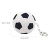 LUOZZY 2 Pcs Plush Soccer Ball Keychain Stuffed Football Keychain