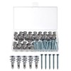 YIXISI 25 Screws & 25 Plasterboard Dowels Metal, Heavy Duty