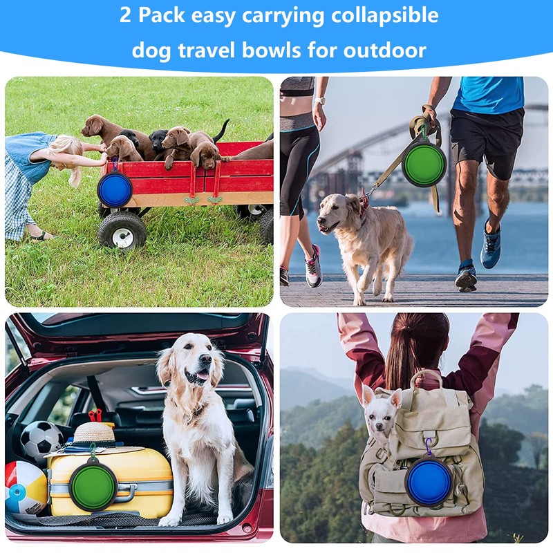 Tazones Pluggable para Mascota Portatiles con Capacidad De 12 Oz/