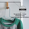 MDFAYE Over The Cabinets Hooks Coat Robe Towel Holder Door
