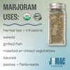J Mac Botanicals Organic Marjoram (2 oz), dried herb, great